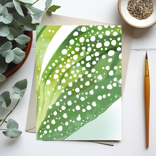 Postal Morning Dew | Acuarela Botánica Moderna (Subido por el creador)