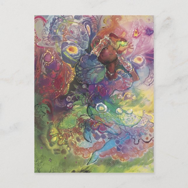 Postal Morning Faery*** (Anverso)