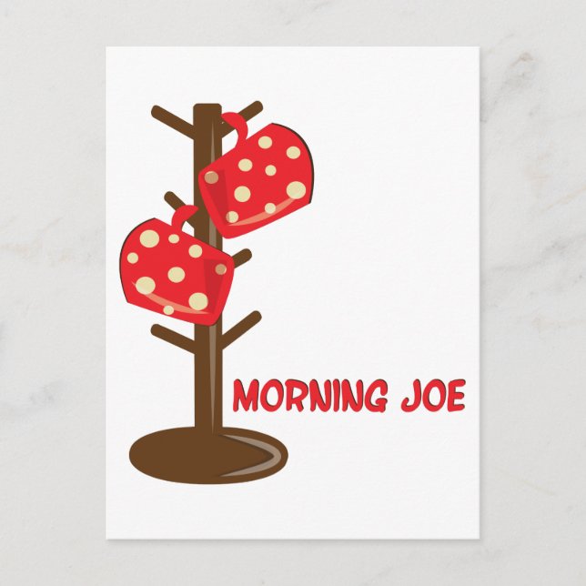 Postal Morning Joe (Anverso)