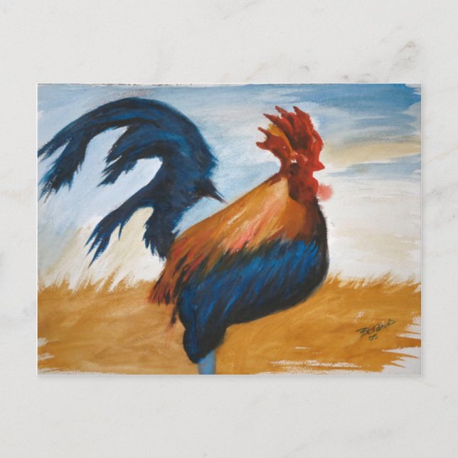 Postal Morning Rooster (Anverso)