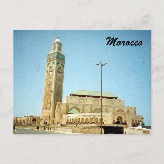Postal morocco hassan (Anverso)