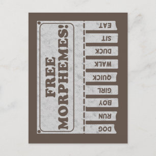 Postal Morphemes gratis