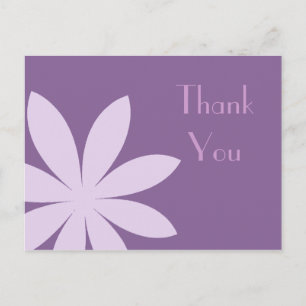 Postal Morple Daisy Flower Gracias