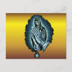 Postal Morple Prayer bendice Virgin Mary