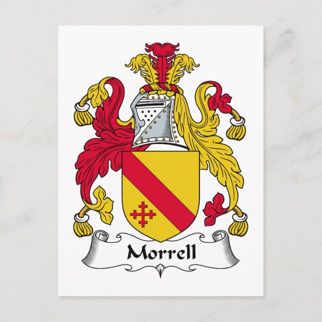Postal Morrell Family Crest (Anverso)