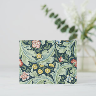Postal Morris - Leicester, un diseño de William Morris,