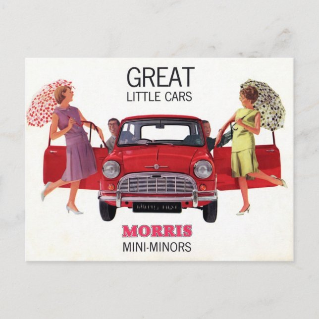 Postal Morris Mini Menor 1963 (Anverso)