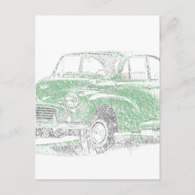 Postal Morris Minor (Biro) (Anverso)