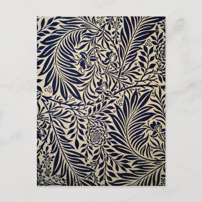 Postal Morris - Spray, patrón popular, (Anverso)