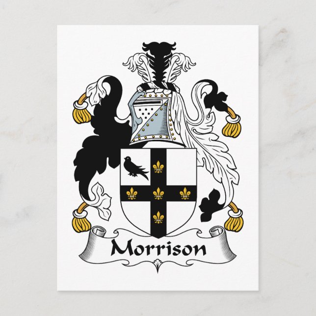 Postal Morrison Family Crest (Anverso)