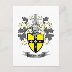 Postal Morrison Family Crest Coat of Arms