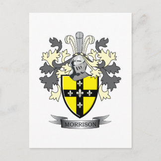 Postal Morrison Family Crest Coat of Arms
