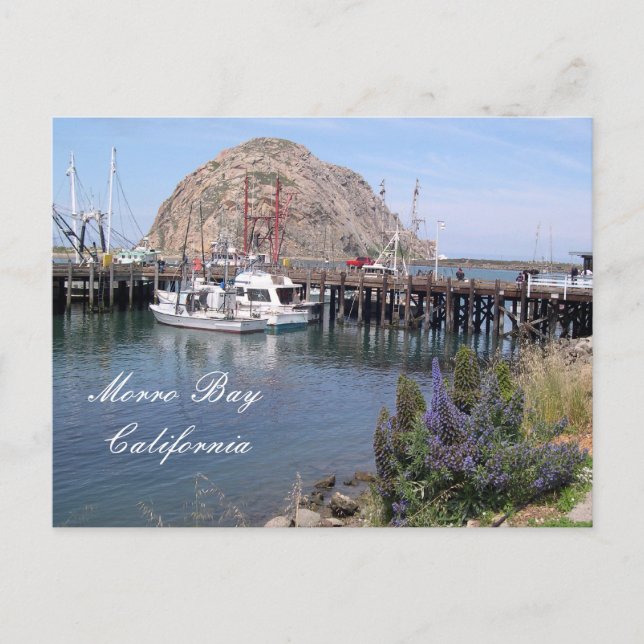 Postal Morro Bay Fishing Dock, California (Anverso)