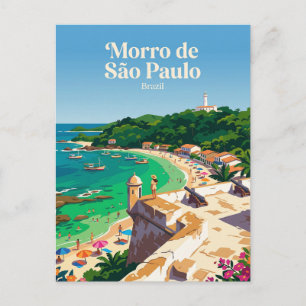 Postal Morro de São Paulo Brasil