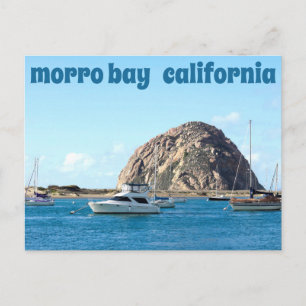 Postal Morro Rock Harbor California Travel