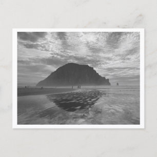 Postal Morro Rock, Morro Bay en sepia