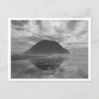 Postal Morro Rock, Morro Bay en sepia
