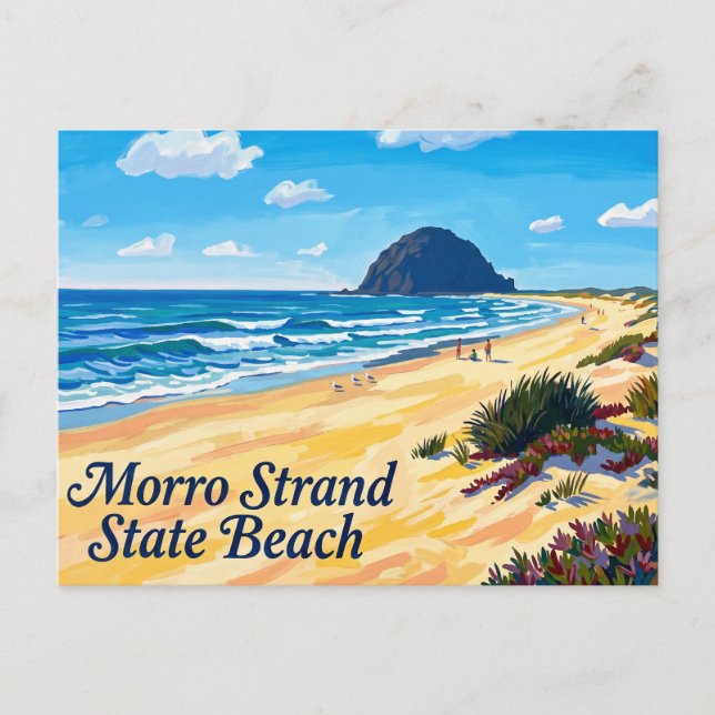 Postal Morro Strand State Beach California (Anverso)