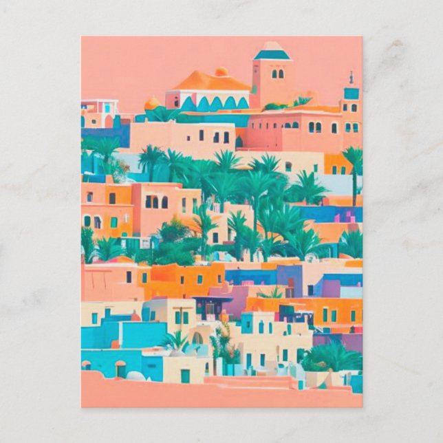 Postal Morroco (Anverso)