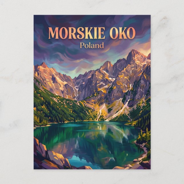 Postal Morskie Oko Polonia (Anverso)