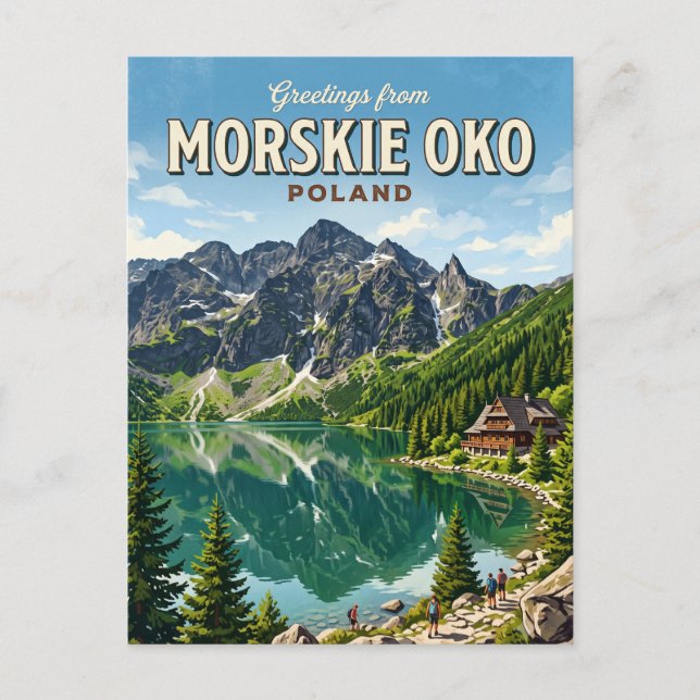 Postal Morskie Oko Polonia (Anverso)