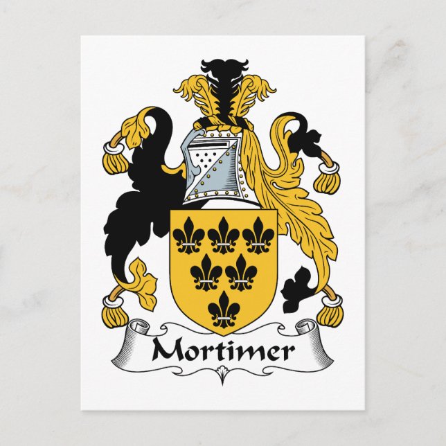 Postal Mortimer Family Crest (Anverso)