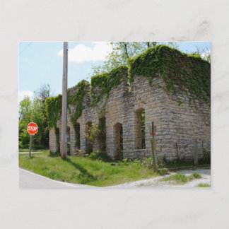 Postal Mortuario y fábrica de canastos en la Ruta 66