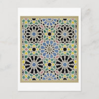 Mosaic Pavement in the Alhambra, from 'The Arabian