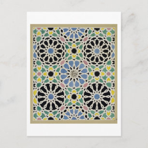 Postal Mosaic Pavement in the Alhambra, from 'The Arabian