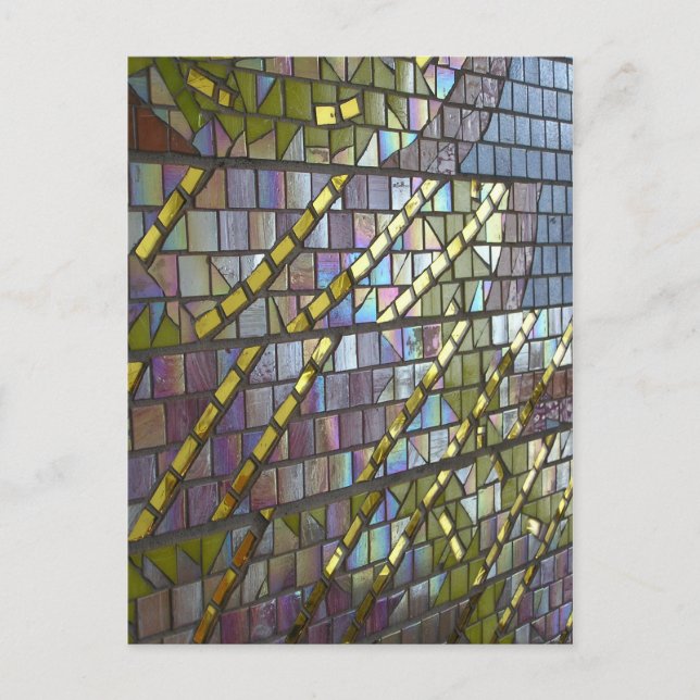 Postal Mosaico arcoiris (Anverso)