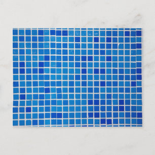 Postal Mosaico azul