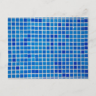 Postal Mosaico azul
