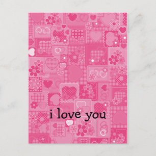 Postal Mosaico del corazón