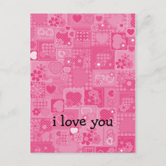 Postal Mosaico del corazón