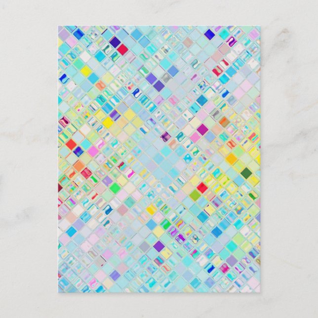 Postal Mosaico recreado (Anverso)