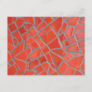 Postal Mosaico rojo