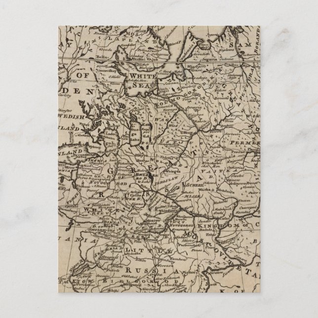 Postal Moscovy, Rusia (Anverso)