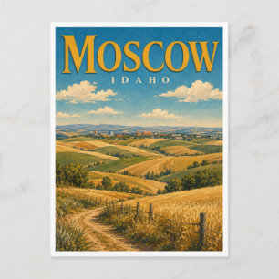 Postal Moscow Idaho Palouse Hills GeoSaga