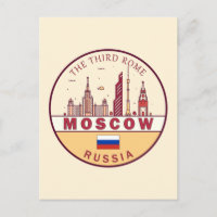 Moscú: El emblema de la línea aérea de la ciudad r