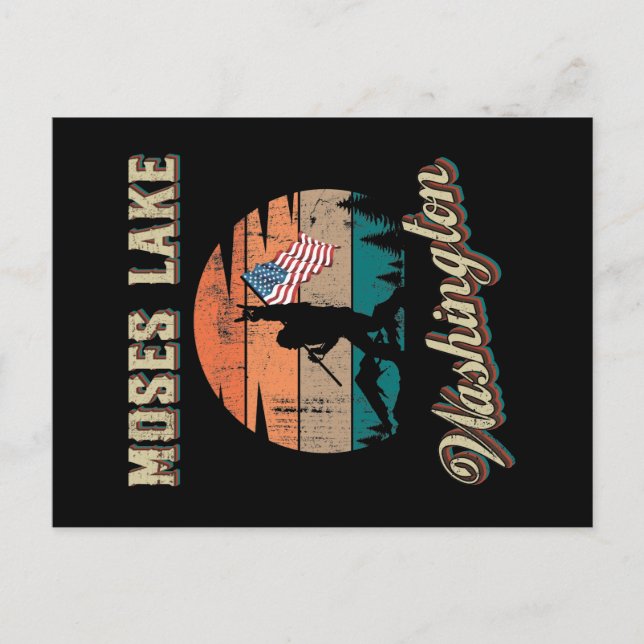 Postal Moses Lake Washington (Anverso)