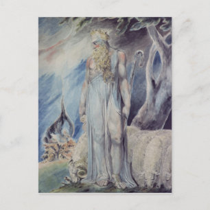 Postal Moses y la zarza ardiente