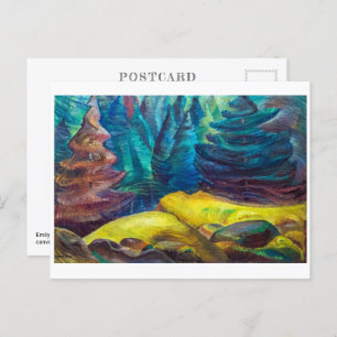 Postal Moss amarillos   Emily Carr  