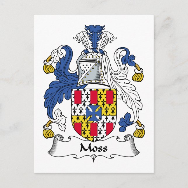 Postal Moss Family Crest (Anverso)
