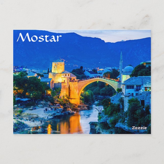 Postal Mostar (Reverso)