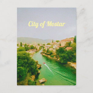 Postal Mostar ciudad - Bosnia y Herzegovina