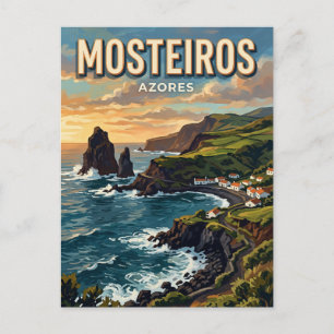 Postal Mosteiros Portugal