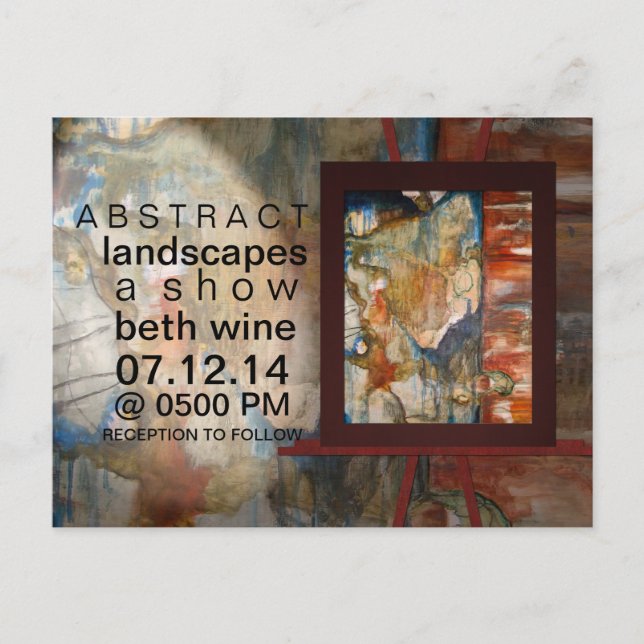 POSTAL MOSTRACIÓN DE ARTE (Anverso)