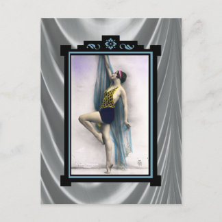 Postal Mostrar bailarín Chica