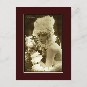 Postal Mostrar Chica 1920