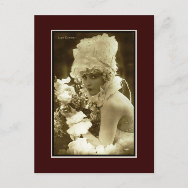 Postal Mostrar Chica 1920 (Anverso)